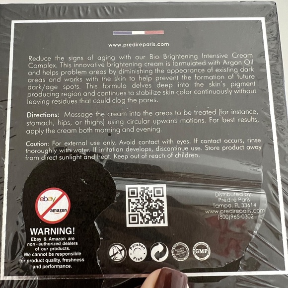 Predire Paris Luxury Moroccan Oil/Retinol Face Cream NWT UNOPENED - Picture 2 of 4